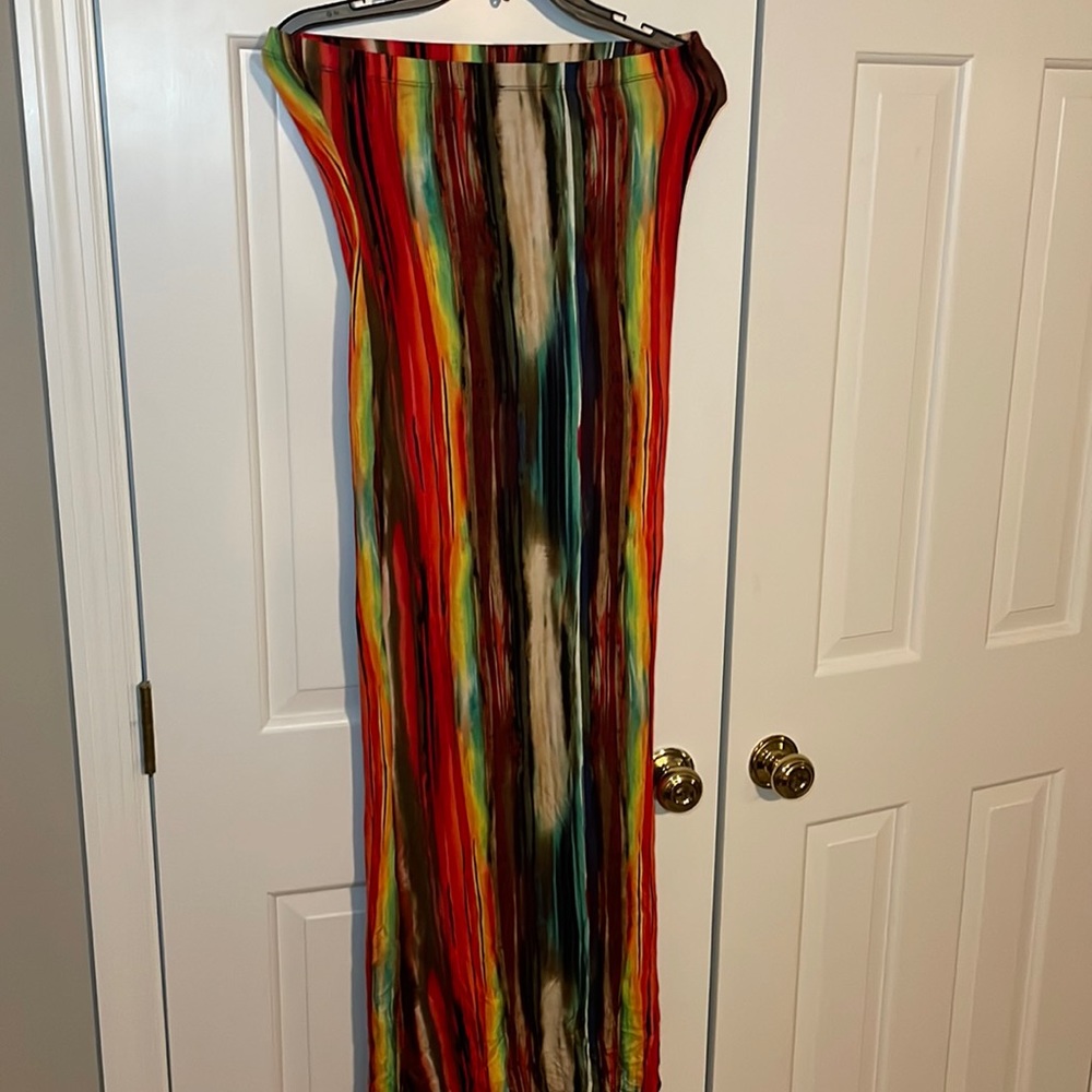 Fashion Nova Multicolored Maxi Dress